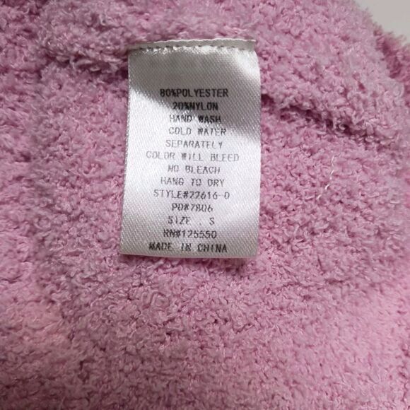 Hera Pink Cut Out Sweater Dress Boucle Bodycon Stretch Long Sleeves Size S NWT - Picture 8 of 9